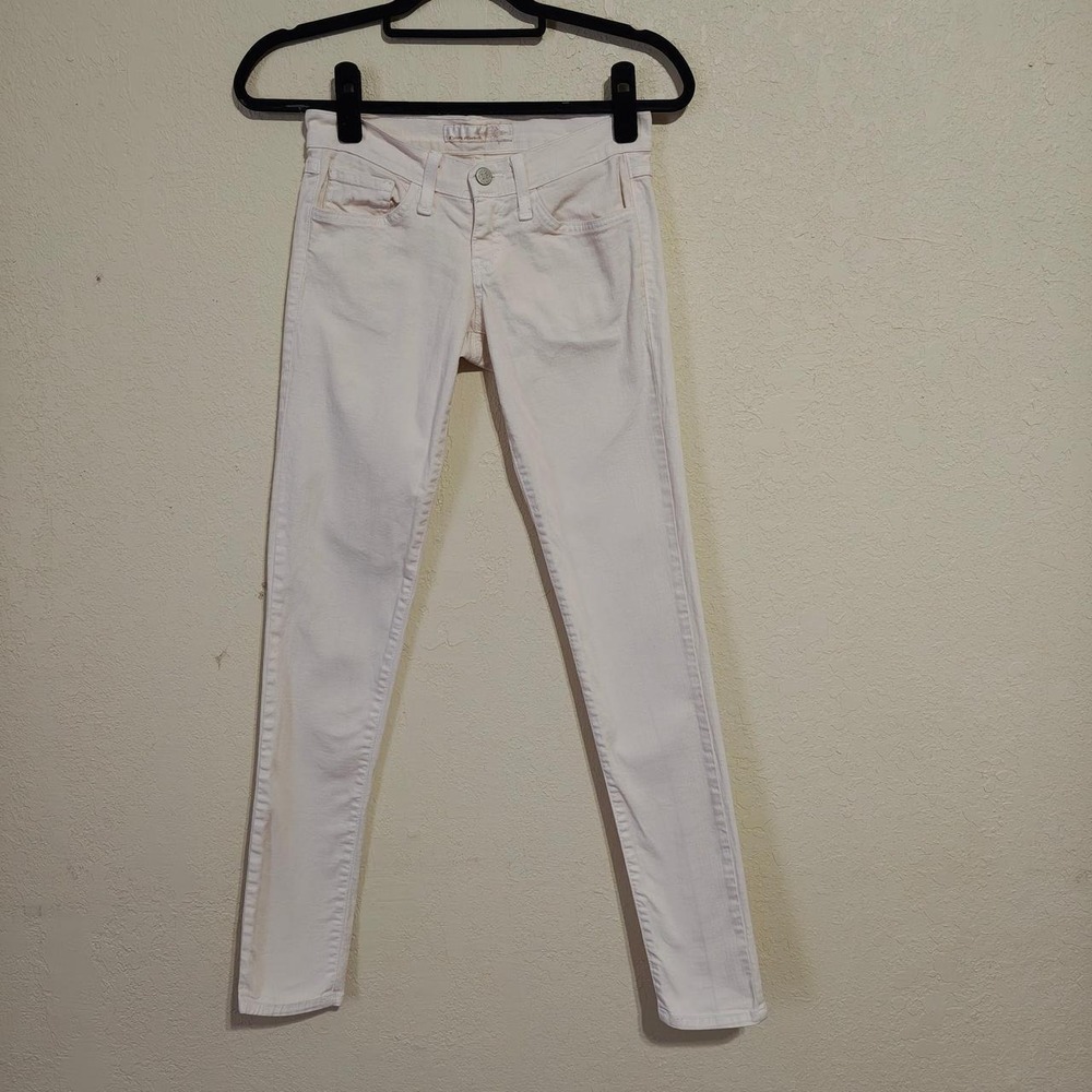 Flying Monkey White Skinny Jeans High Waisted Denim Womens Size 1 Made in USA